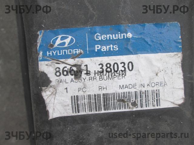 Hyundai Sonata 5 Усилитель бампера задний