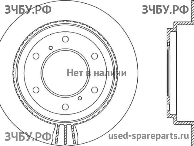 Mitsubishi Pajero/Montero 4 Диск тормозной задний