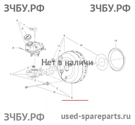 Opel Astra J Усилитель тормозов вакуумный