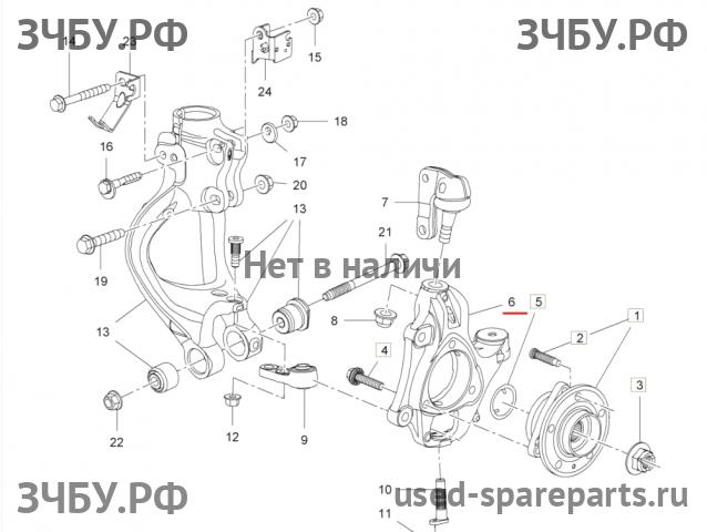 Opel Astra J Кулак поворотный