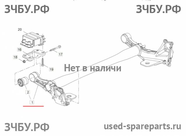 Opel Astra J Балка задняя поперечная