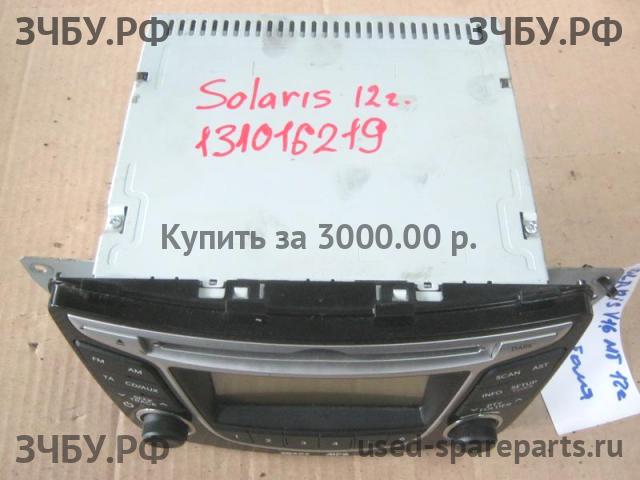 Hyundai Solaris 1 Магнитола
