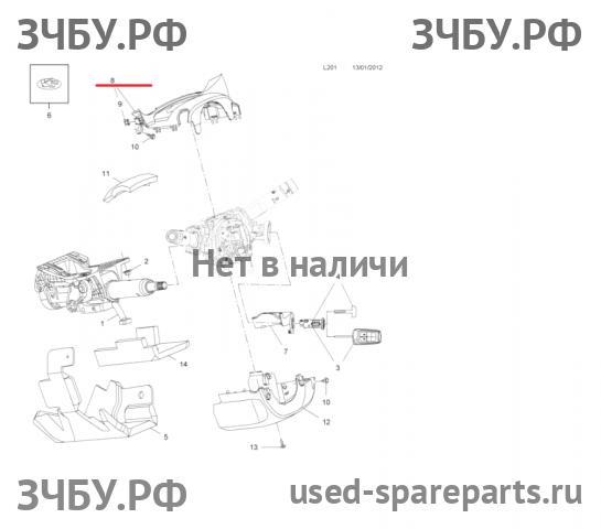 Opel Astra J Кожух рулевой колонки