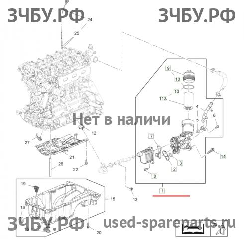 Opel Astra J Корпус масляного фильтра