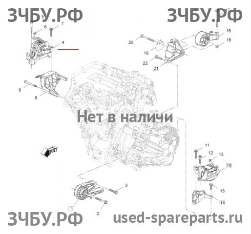 Opel Astra J Опора двигателя