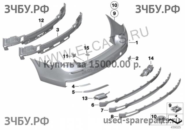 BMW 7-series F01/F02 Бампер задний