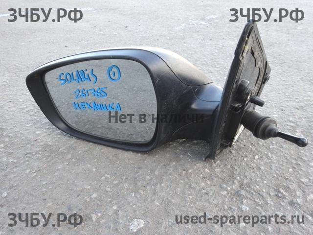 Hyundai Solaris 1 Зеркало левое механическое