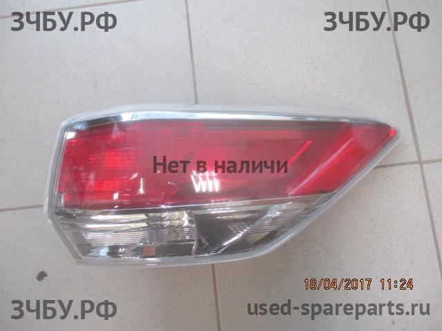 Toyota Highlander 3 Фонарь правый