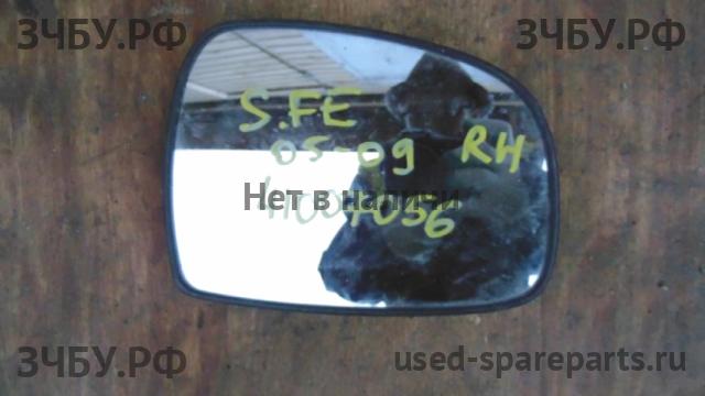 Hyundai Santa Fe 2 (CM) Стекло зеркала правое