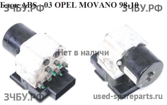 Opel Movano A Блок ABS (насос)