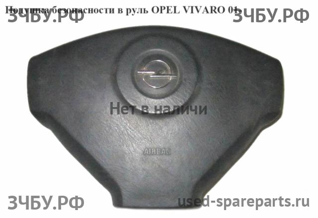 Opel Vivaro A Подушка безопасности водителя (в руле)