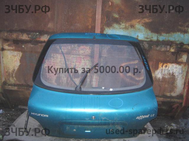 Hyundai Accent 1 Дверь багажника со стеклом