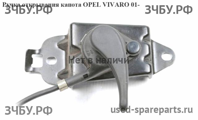 Opel Vivaro A Ручка открывания капота