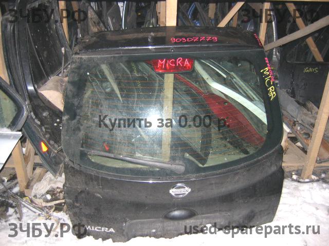 Nissan Micra K12 Дверь багажника со стеклом