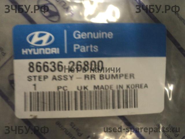 Hyundai Santa Fe 1 (SM) Накладка заднего бампера
