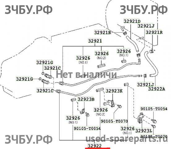 Toyota Hi Lux (3) Pick Up Трубка системы охлаждения АКПП