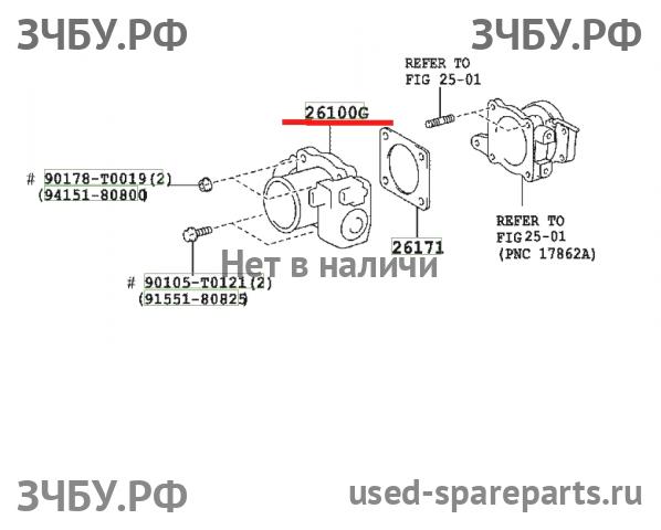 Toyota Hi Lux (3) Pick Up Заслонка дроссельная электрическая