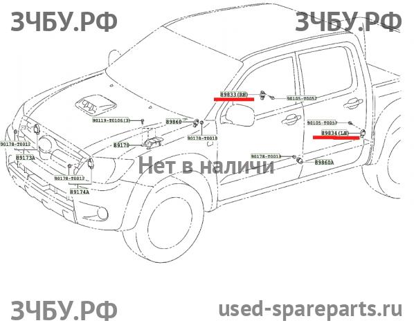 Toyota Hi Lux (3) Pick Up Датчик удара AIR BAG (SRS)