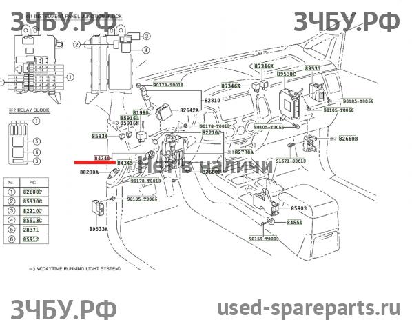 Toyota Hi Lux (3) Pick Up Датчик педали тормоза (включения стоп сигнала)