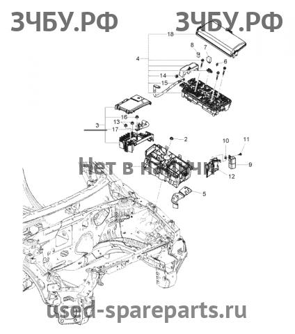 Chevrolet Cruze 1 Блок предохранителей