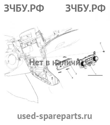 Chevrolet Cruze 1 Блок управления климатической установкой