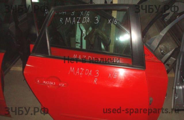 Mazda 3 [BK] Стекло двери задней правой