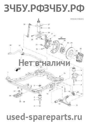 Chevrolet Cruze 1 Пыльник тормозного диска