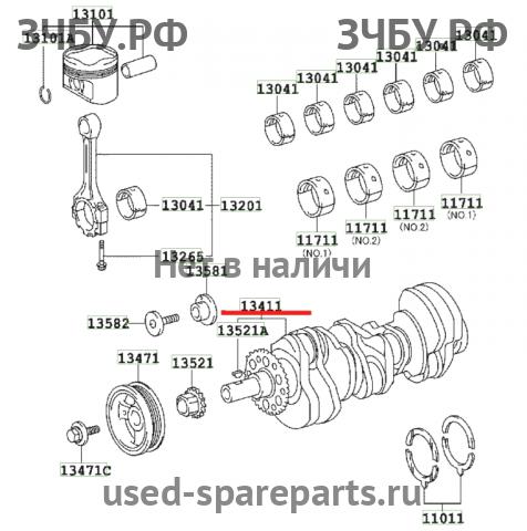 Toyota Land Cruiser 120 (PRADO) Коленвал