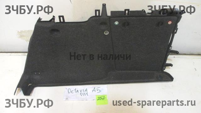 Skoda Octavia 2 (А5) Обшивка багажника боковая левая