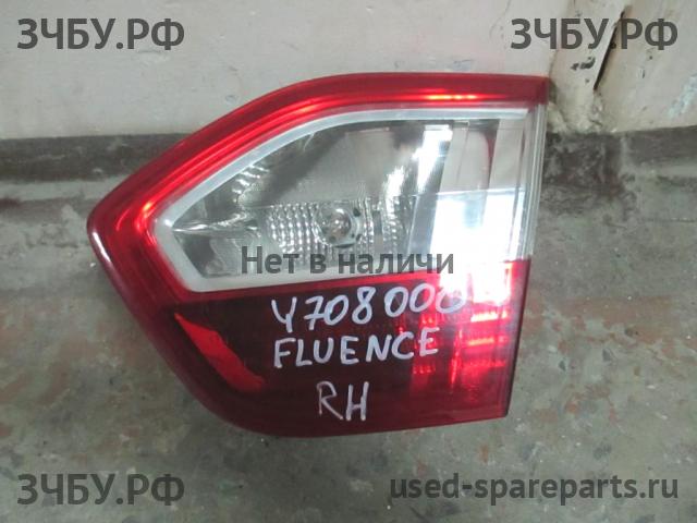 Renault Fluence Фонарь правый