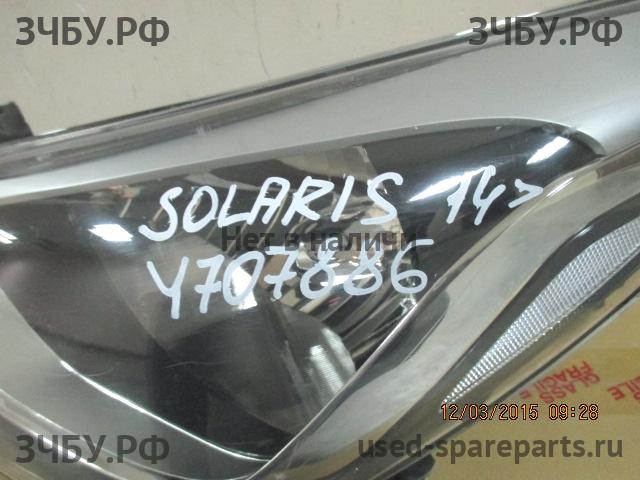 Hyundai Solaris 1 Фара левая